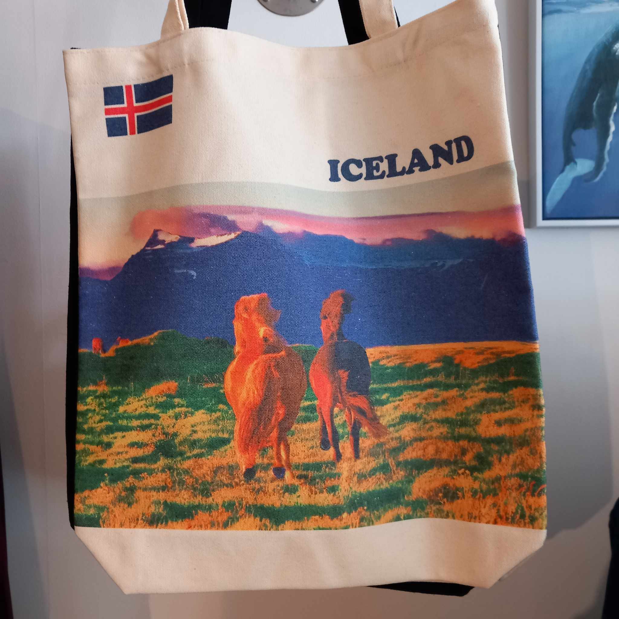 Icelandic Adventures Shopping tote bags Icelandic Adventures Shopping tote bags